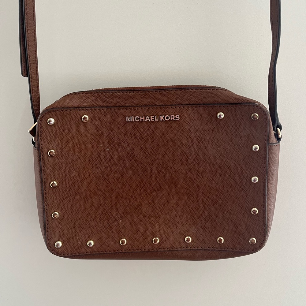 Tan Michael Kors purse
